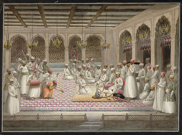 The winter diwan of a Mughal nawab