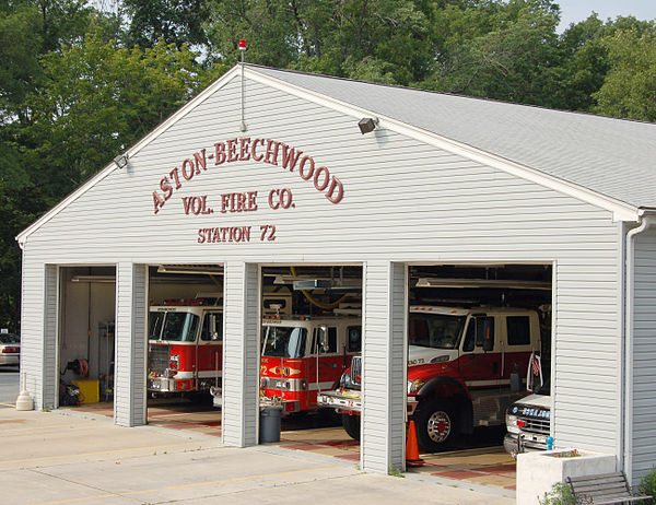 Aston Township now closed Fire Dept Station 17 West