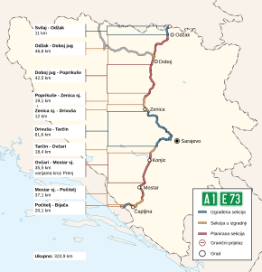 Hoće li itko živjeti u Slavoniji 2050.? - Page 3 290px-Autoput_A1_%28BiH%29.svg