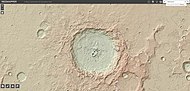 巴克赫伊森陨击坑几乎位于火星大地基准面上，底部抵达基准面以下1000米处，实际上是巴克赫伊森盆地内另一座未命名陨坑形成的点，而它最高的东南坑壁则位于基准面以上约3300米处。