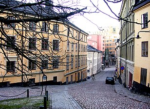 Hörnet Bastugatan / Pryssgränd mot öst