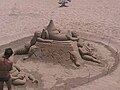 Beach art at Playa la Mata