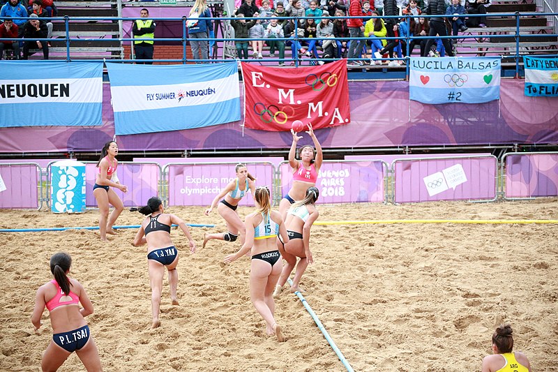 File:Beach handball at the 2018 Summer Youth Olympics – Girls Main Round – TPE-ARG 209.jpg