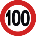 Belgian road sign C43 100.svg