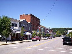 El centro de Bellville en Main Street en 2008.