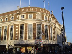 Bentalls facade in Kingston