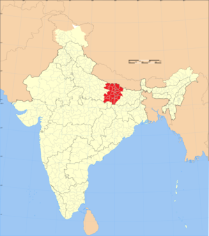 Bhojpuri Speaking Region in India.png