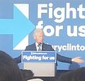 Bill Clinton campaigning for Hillary Clinton at Binghamton University, April 2016.jpg