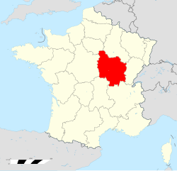 Bourgogne bölgesi bulucu map.svg