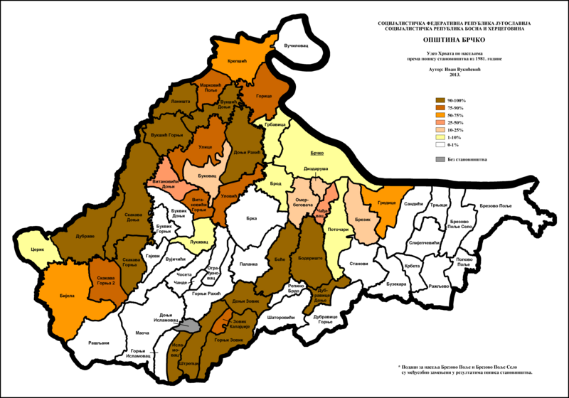 File:Brcko - Udeo Hrvata po naseljima 1981.png