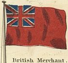 A red flag with the British Union Jack in the canton.