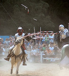 <span class="mw-page-title-main">Theatrical jousting</span>