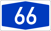 Bundesautobahn 66 number.svg
