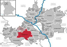 Kaart van Burgebrach