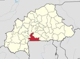 Provincia di Sissili – Localizzazione