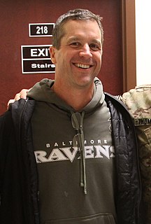 John Harbaugh American football coach