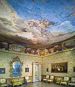 La salle avec le tableau de Francesco Guardi