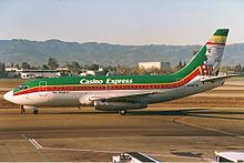 A former Casino Express Boeing 737-200 in 1994