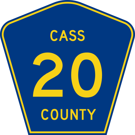 File:Cass County Route 20 ND.svg