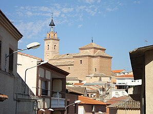 Cebolla - Kilátás a városra a San Cipriano templommal