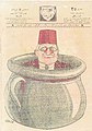 "Ali Kemal Bey Hücre-i Mesaisinde." Güleryüz dergisi (sayı 35, sayfa 1, 29 Aralık 1921). Milli Mücadele aleyhtarı olan Ali Kemal Bey, bir oturak içinde gösterilmektedir.