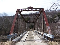 Pont CR 250/4 sur la fourche Shavers