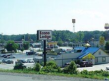 Indian Boundary, where SR 49 and I-94 meet. Chesterton Indiana Indian Boundary Development.JPG