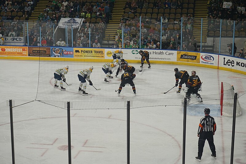 File:Chicago Wolves vs. Milwaukee Admirals March 2023 26 (face-off).jpg