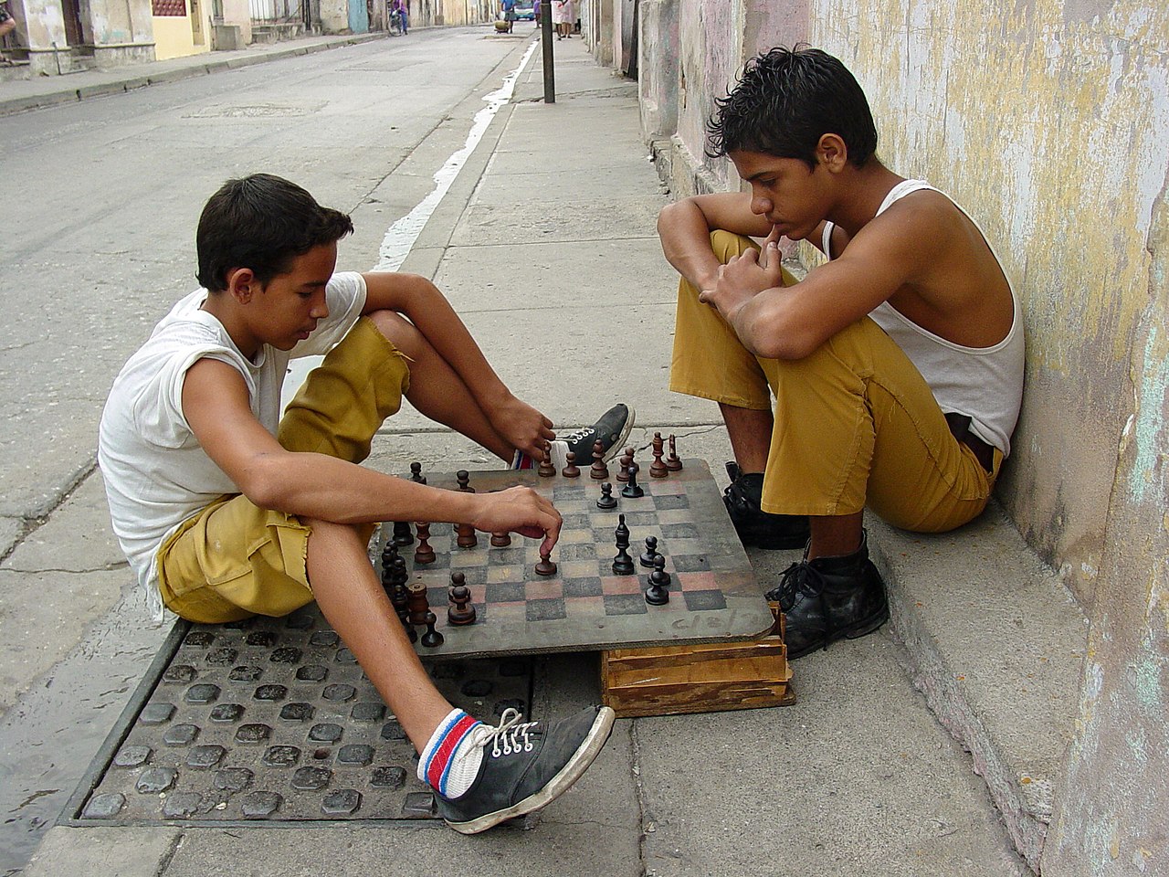 a brazilian teenage astronaut playing chess - Playground