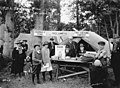 Children and adults near prize table at Bloedel-Donovan Lumber Mills employees picnic, July 22, 1922 (INDOCC 1254).jpg