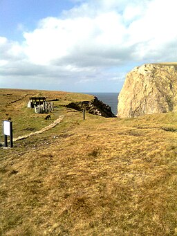 Children of Lir Tir Saile, Kilcommon, Erris, North Mayo. Benwee Head in background.