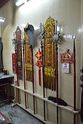 Chinese Religious Weapons and Scrolls - Sea Ip Church - Kolkata 2013-03-03 5283.JPG