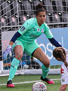 Chloe Morgan Lewes FC Wanita 1 Crystal Palace, Wanita 2 02 05 2021-578 (dipotong).jpg