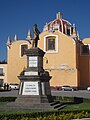 Saint Peter Apostol Church, Statue of Benito Juárez