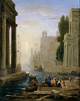 „Отплаването на света Паола Римска“, Дълиджка художествена галерия. Лондон.