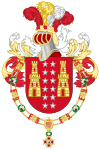 Coat of Arms of Álvaro Uribe (Order of Isabella the Catholic).svg
