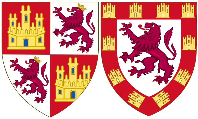 Description de l'image Coat of Arms of Mary of Molina as Queen of Castile.svg.
