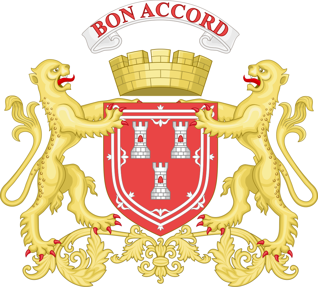 File:Coat of arms of Aberdeen.svg