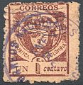 1c brown on buff, used (No. 170)