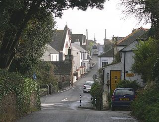 Crafthole Village in Cornwall, England