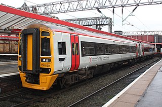 <span class="mw-page-title-main">British Rail Class 158</span> British diesel multiple unit train