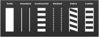 Crosswalk styles (en).svg