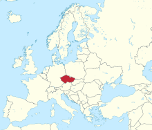Czech Republic in Europe (-rivers -mini map) Czech Republic in Europe (-rivers -mini map).svg
