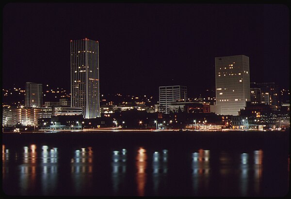 Downtown Portland in 1973