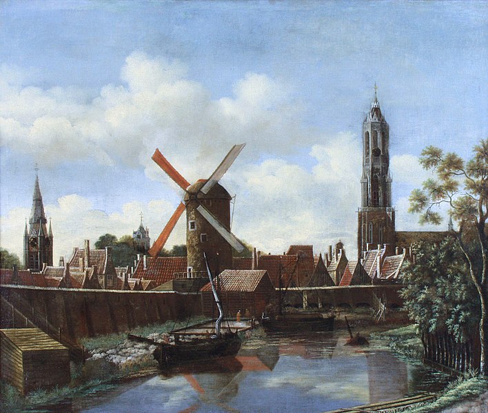 File:Daniel Vosmaer - The Harbour of Delft - WGA25336.jpg