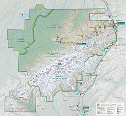 Parco nazionale di Denali - Localizzazione