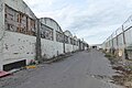 Abandoned warehouse near Lydney harbour in Gloucestershire.