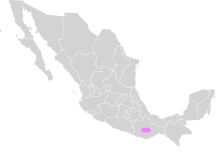 Tarqatish.Brachyplema schroederi.Mexico.svg