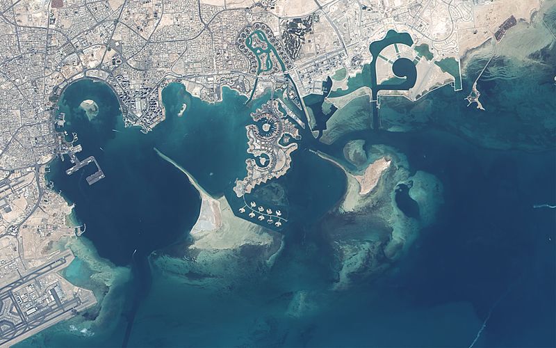File:Doha, Qatar (satellite view).jpg