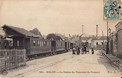 MELUN - La Station du Tramway de Verneuil